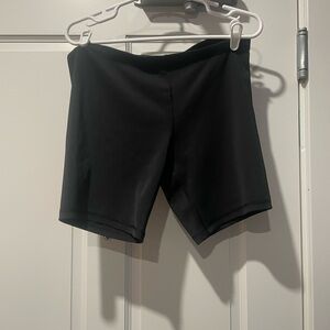 New Balance Women's Black Bike Shorts size large biker